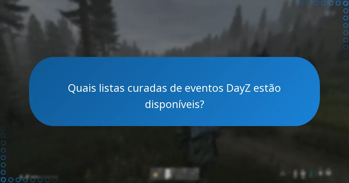 Como participar eficazmente nos eventos da comunidade DayZ?